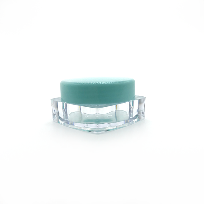 10g lip balm jar PS Blue plastic cream jar