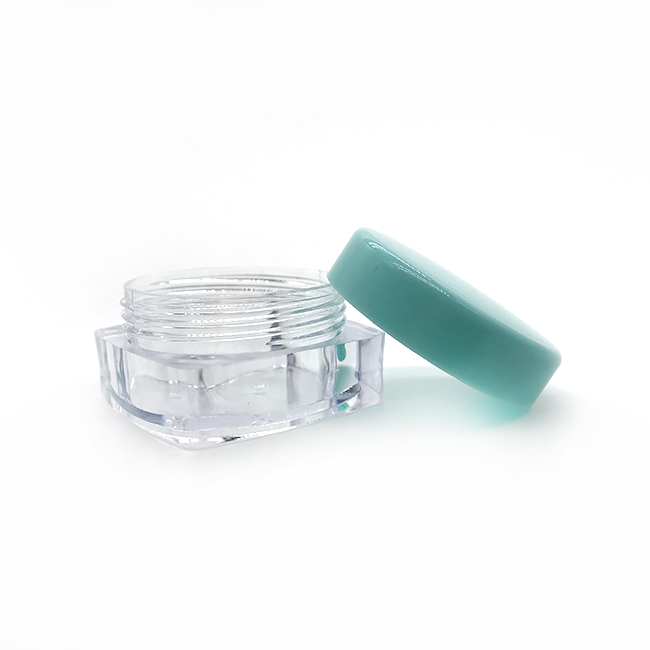 10g lip balm jar PS Blue plastic cream jar