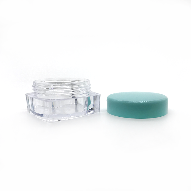 10g lip balm jar PS Blue plastic cream jar