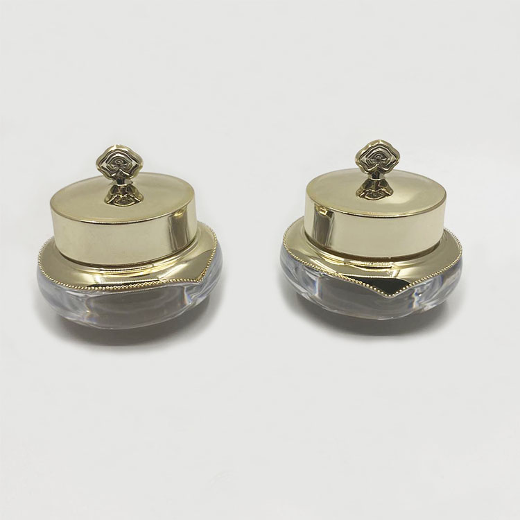 10g luxury cream acrylic crown shape face cream container eye cream bottles packaging plastic cosmetic jars