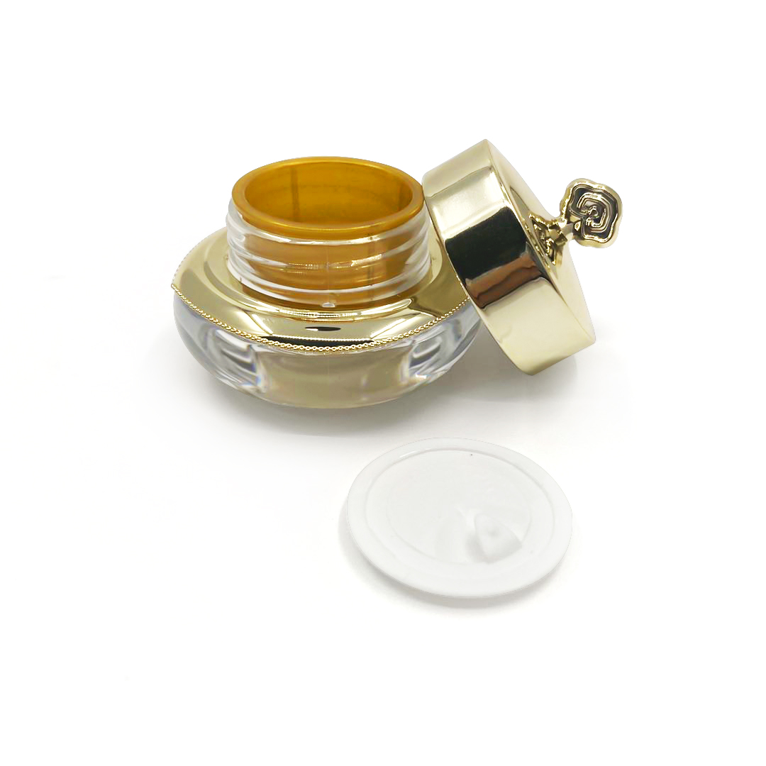 10g luxury cream acrylic crown shape face cream container eye cream bottles packaging plastic cosmetic jars