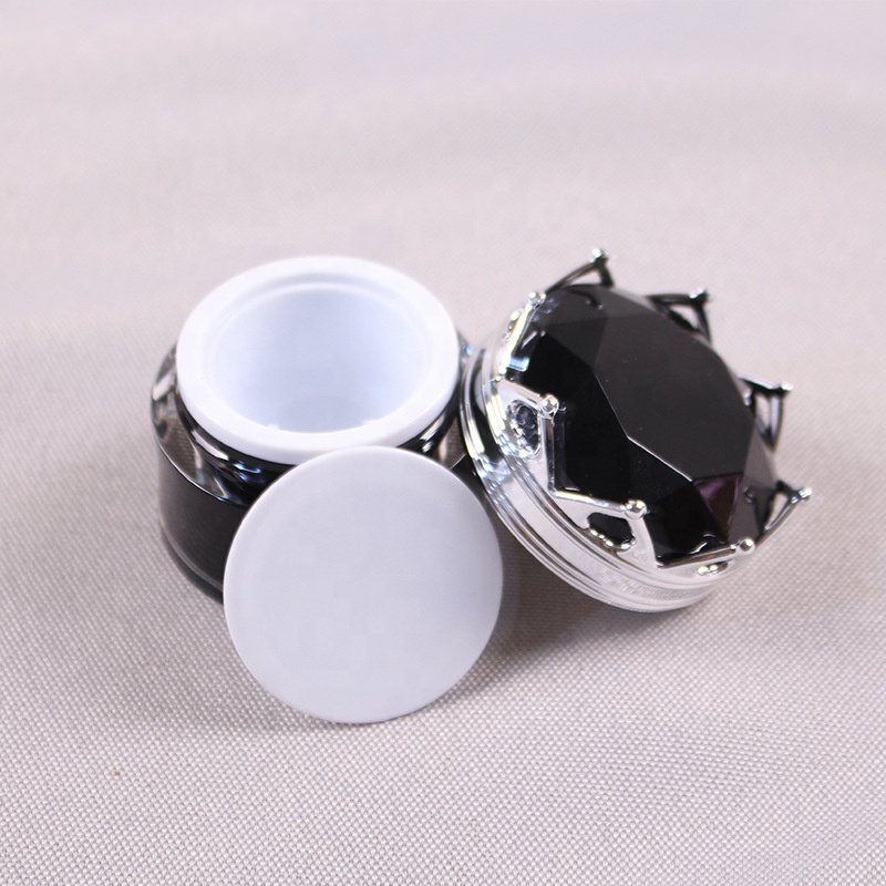 10g luxury korean empty cosmetic containers jar custom plastic acrylic cream jars bottle