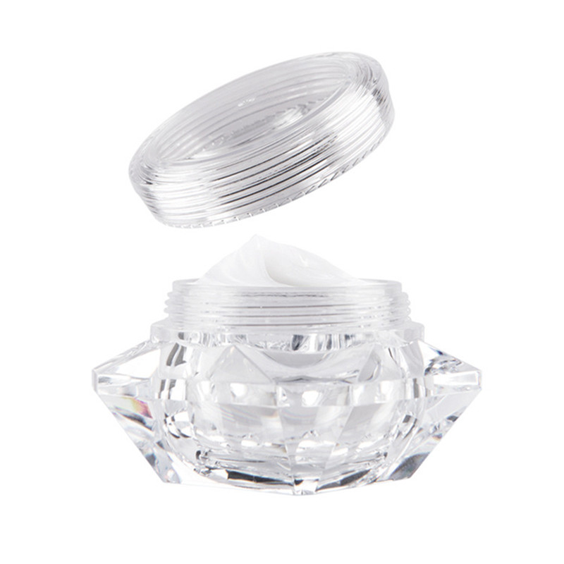 10g plastic AS diamond facial cream jar, eye cream jar, 10ml Diamond cream container