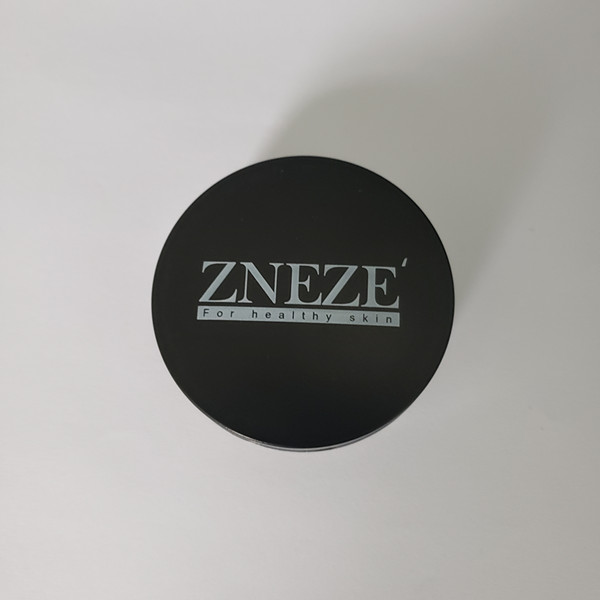 10g plastic Loose Powder Jar, loose powder container with black matte cap