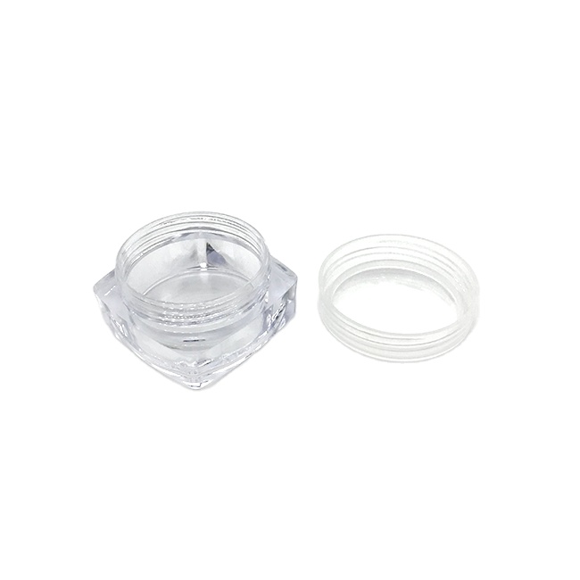 10g square plastic jar eye cream container eye shadow container
