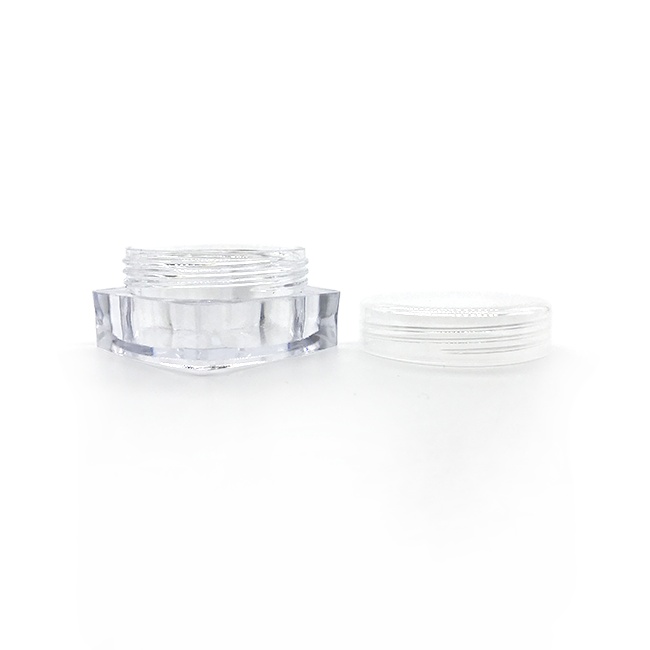 10g square plastic jar eye cream container eye shadow container