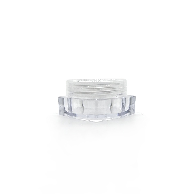 10g square plastic jar eye cream container eye shadow container
