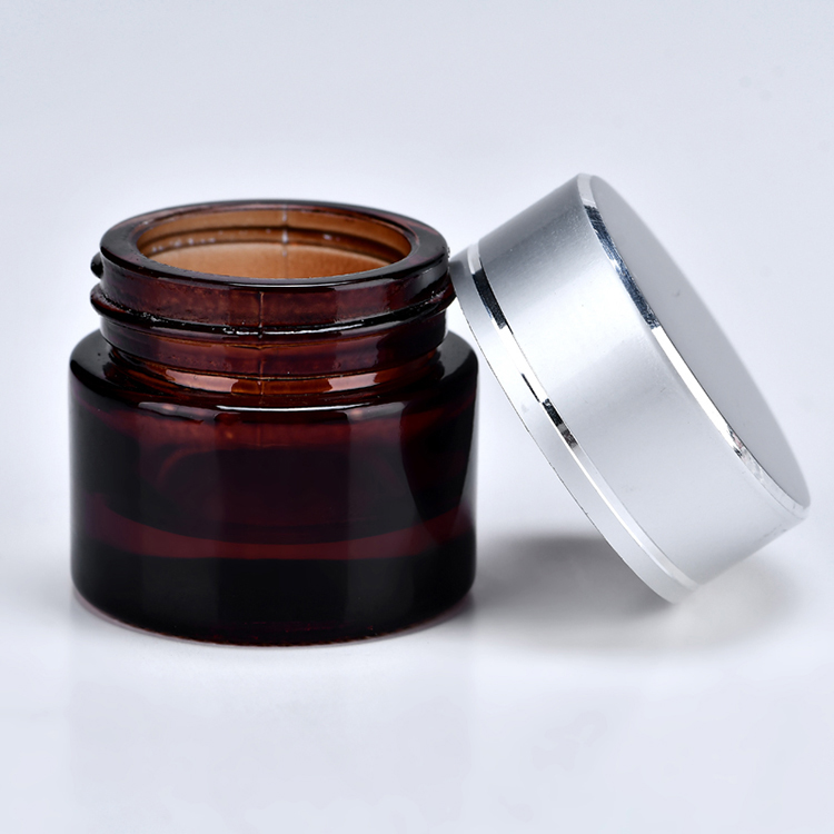 10g storage jar borosilicate glass amber glass jar glass cosmetics jar