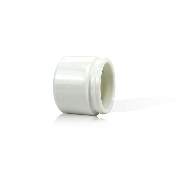10g white skincare packaging porcelain glass face cream jar
