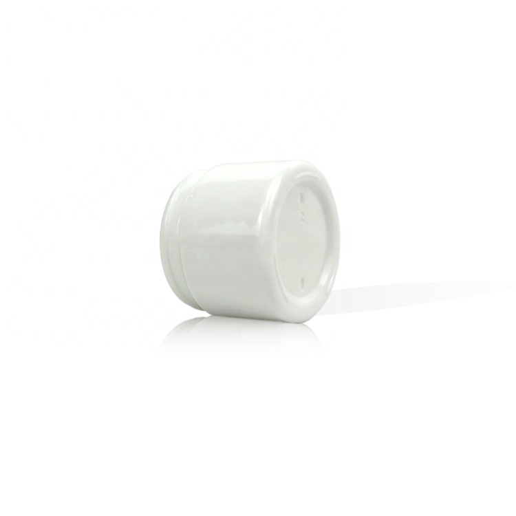 10g white skincare packaging porcelain glass face cream jar