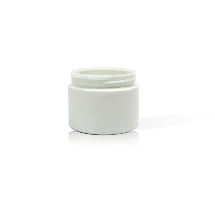 10g white skincare packaging porcelain glass face cream jar