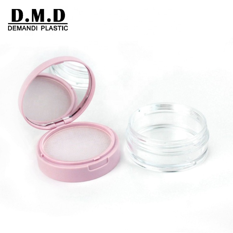 10grams 10 ml 20grams 20 ml pink powder jar with mirror