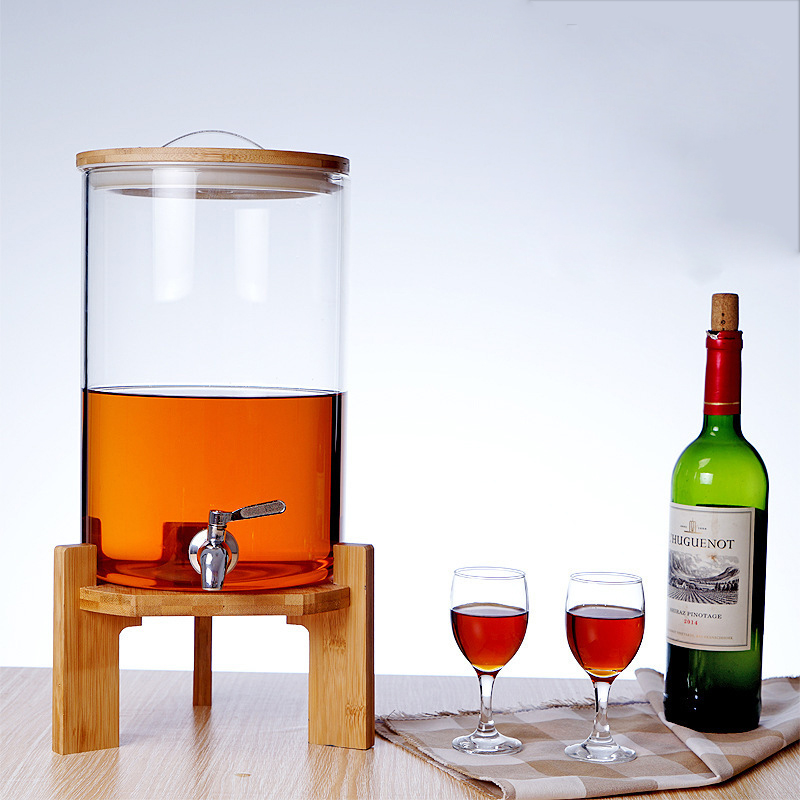 10l extra large glass storage jars big capacity kitchen wine storage