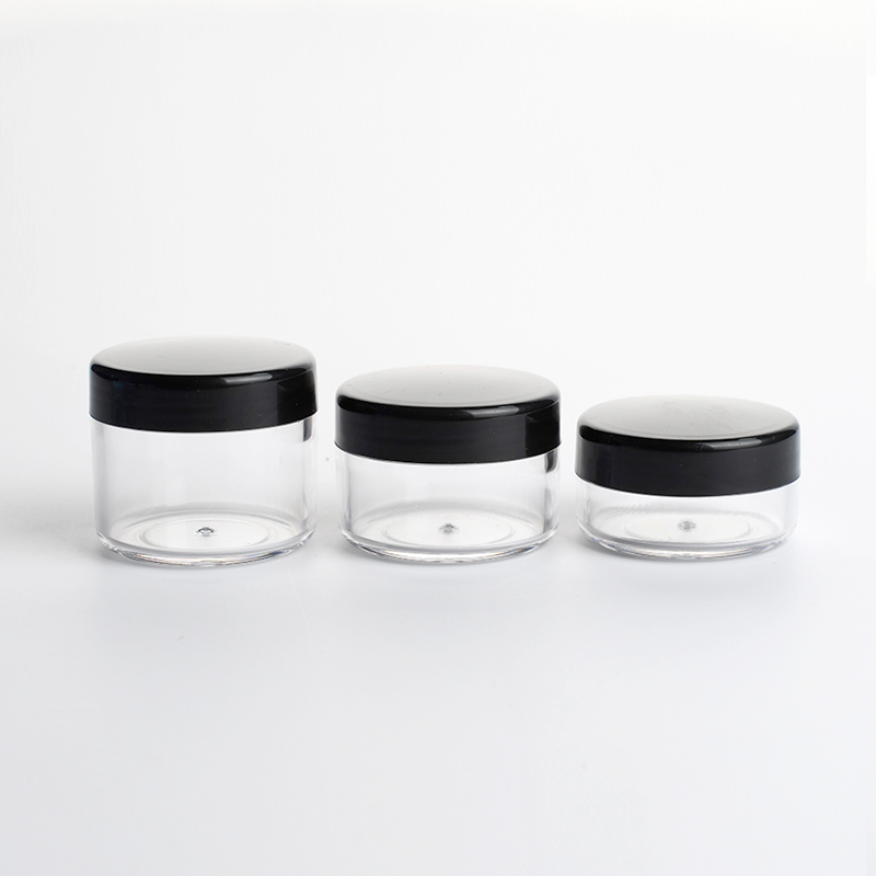 10ml/10g 15ml/15g 20ml/20g Empty Cosmetic Jar Clear Plastic Jar for Lip Balm, Eyeshadow and Other Beauty Products