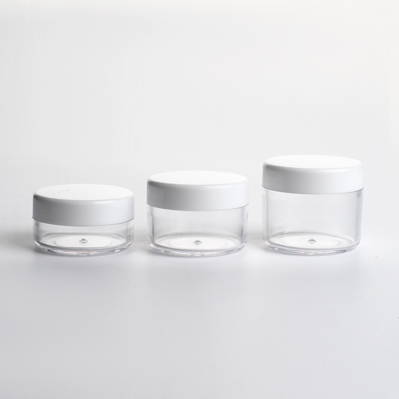 10ml/10g 15ml/15g 20ml/20g Empty Cosmetic Jar Clear Plastic Jar for Lip Balm, Eyeshadow and Other Beauty Products