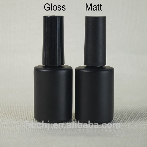 10ml 12ml UV Gel Polish Round Cylinder Glass Bottle For nail polish with 13/415 neck