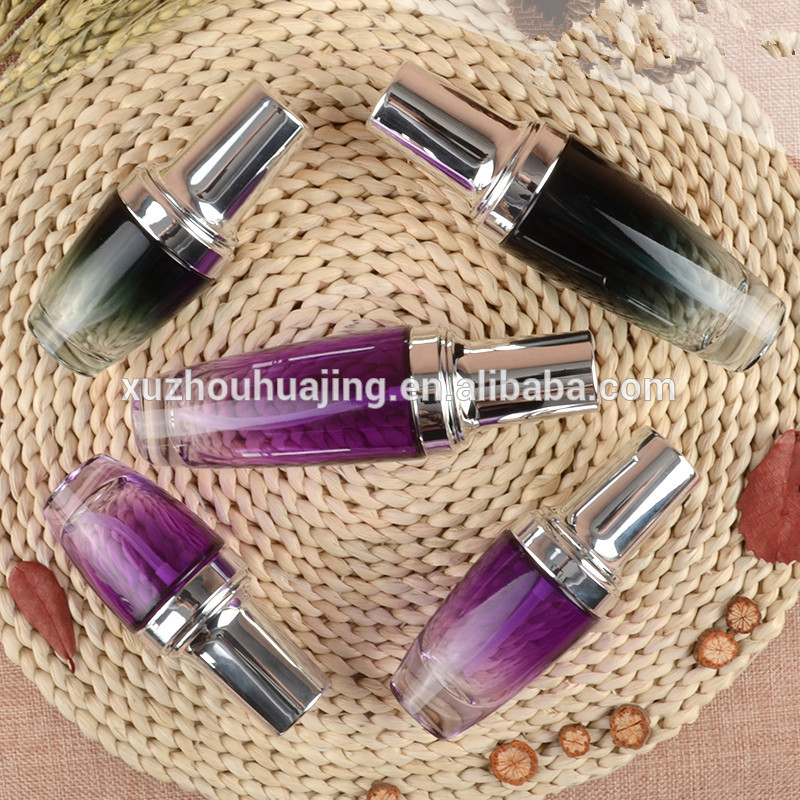 10ml-150ml empty frosted glass cosmetic bottle and jar for cream lotion packaging wholesale