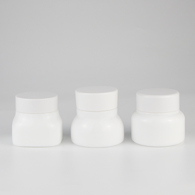 10ml 15ml 1oz 30ml 50ml 100ml perfume white milk ceramic essence oil dropper bottle with gold silver ring