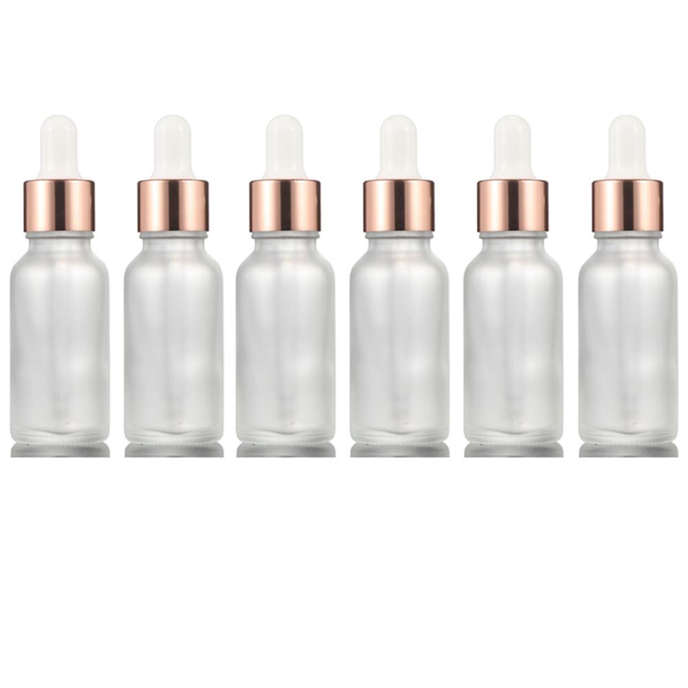 10ml 15ml 1oz Frosted Glass Essential Oil Bottle Euro Glass Dropper Bottle With Gold  Dropper For Aromatherapy Liquid Cosmetics