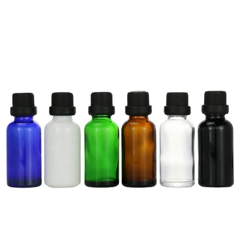10ml 15ml 20ml 30ml 50ml 100ml 200ml Essential oil packaging white opal glass cosmetic bottle and jar set