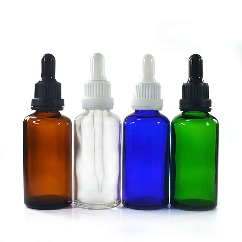 10ml 15ml 20ml  30ml 50ml 100ml Amber Blue Green Black Glass Dropper Bottle