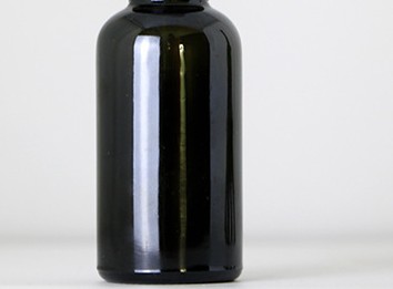 10ml 15ml 20ml 30ml 50ml 100ml Glossy Black Boston Round Essential Oil Glass Bottles with Pipette Droppers Orifice Reducers
