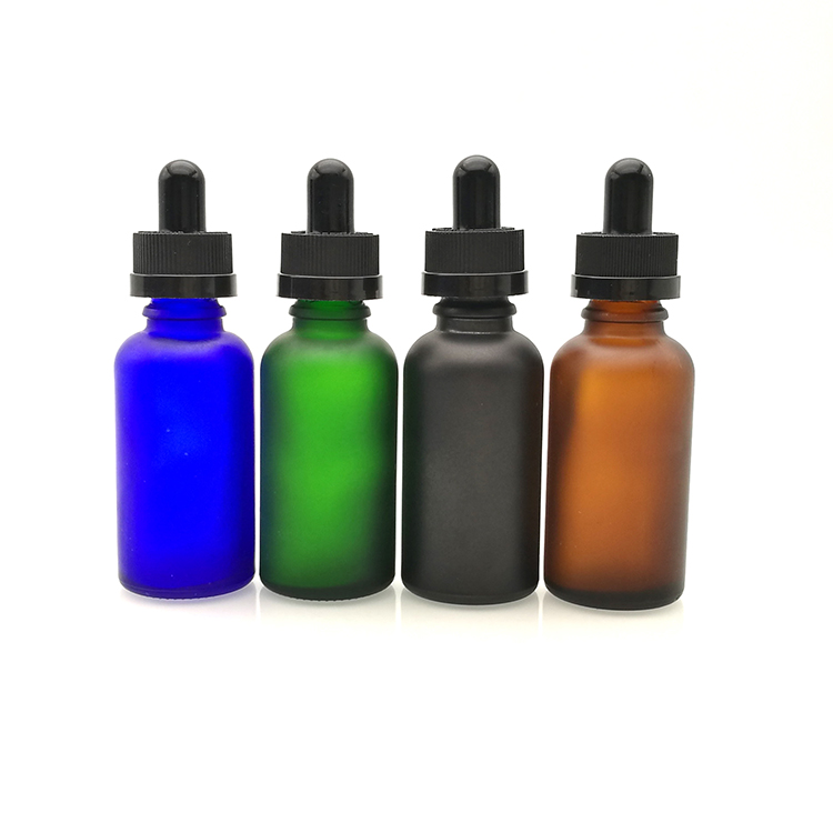 10ml 15ml 20ml 30ml 50ml 100ml amber green blue frosted glass dropper bottle with childproof tamper hollow cap for essential oil