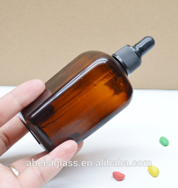 10ml 15ml 20ml 30ml 50ml 100ml amber square glass dropper bottle for essential oil cosmetic packaging