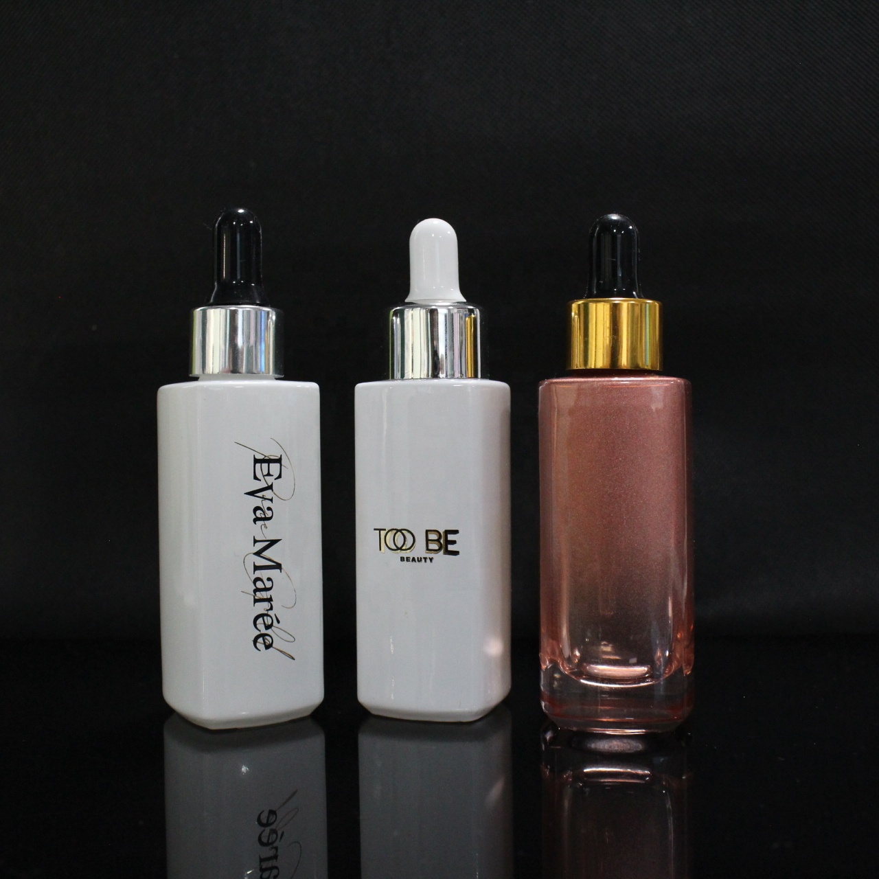 10ml 15ml 20ml 30ml 50ml 100ml clear essential oil serum glass dropper bottle with aluminum dropper cap
