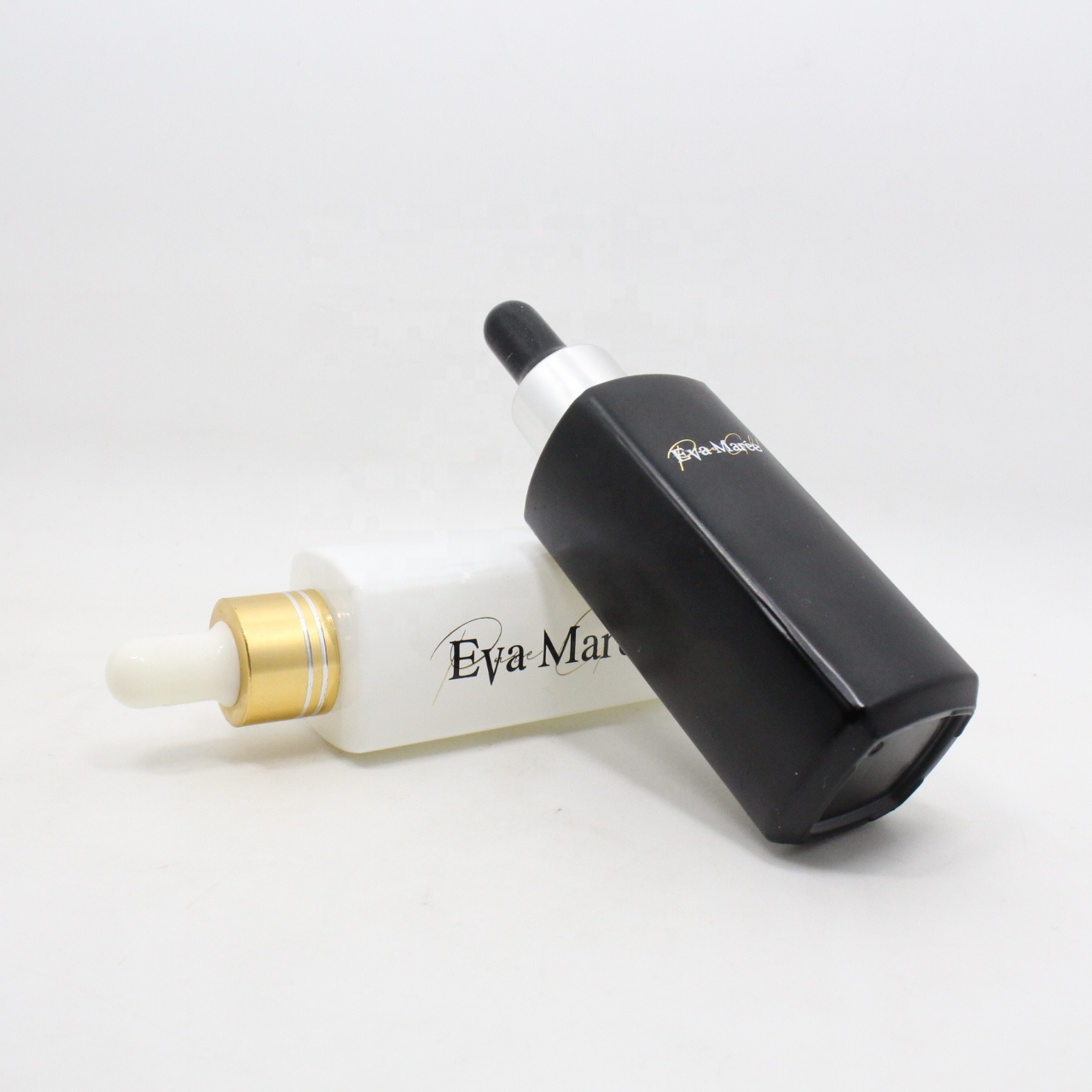10ml 15ml 20ml 30ml 50ml 100ml clear essential oil serum glass dropper bottle with aluminum dropper cap