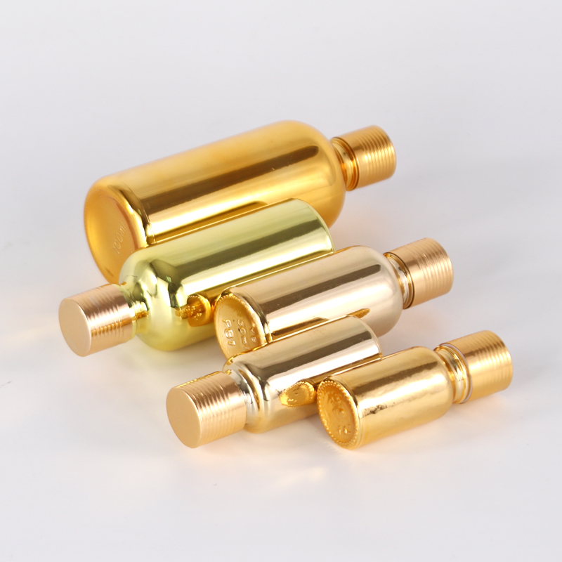 10ml 15ml 20ml 30ml 50ml 100ml clear glass dropper bottle with gold plating color painting