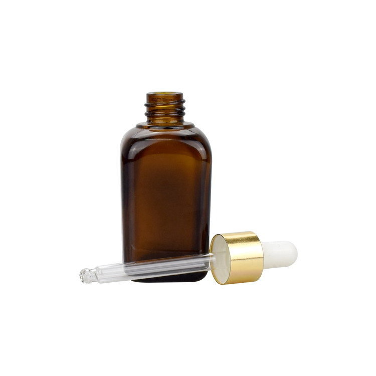 10ml 15ml 20ml 30ml 50ml 100ml eye face essential oil cosmetic packaging amber square glass dropper bottle