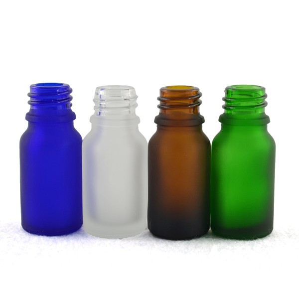 10ml 15ml 20ml 30ml 50ml 100ml frosted green glass dropper bottle