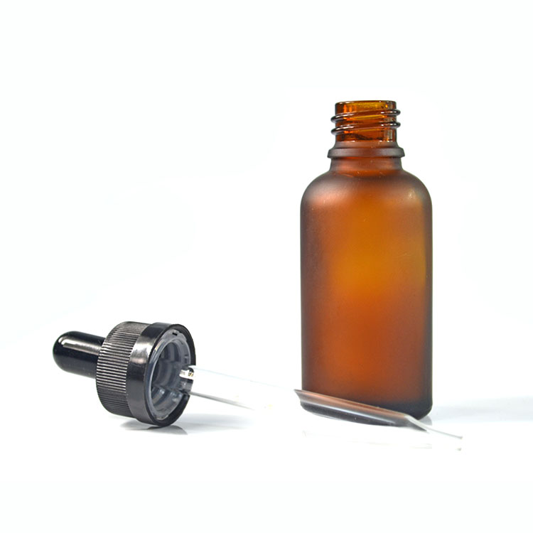 10ml 15ml 20ml 30ml 50ml 100ml frosted green glass dropper bottle