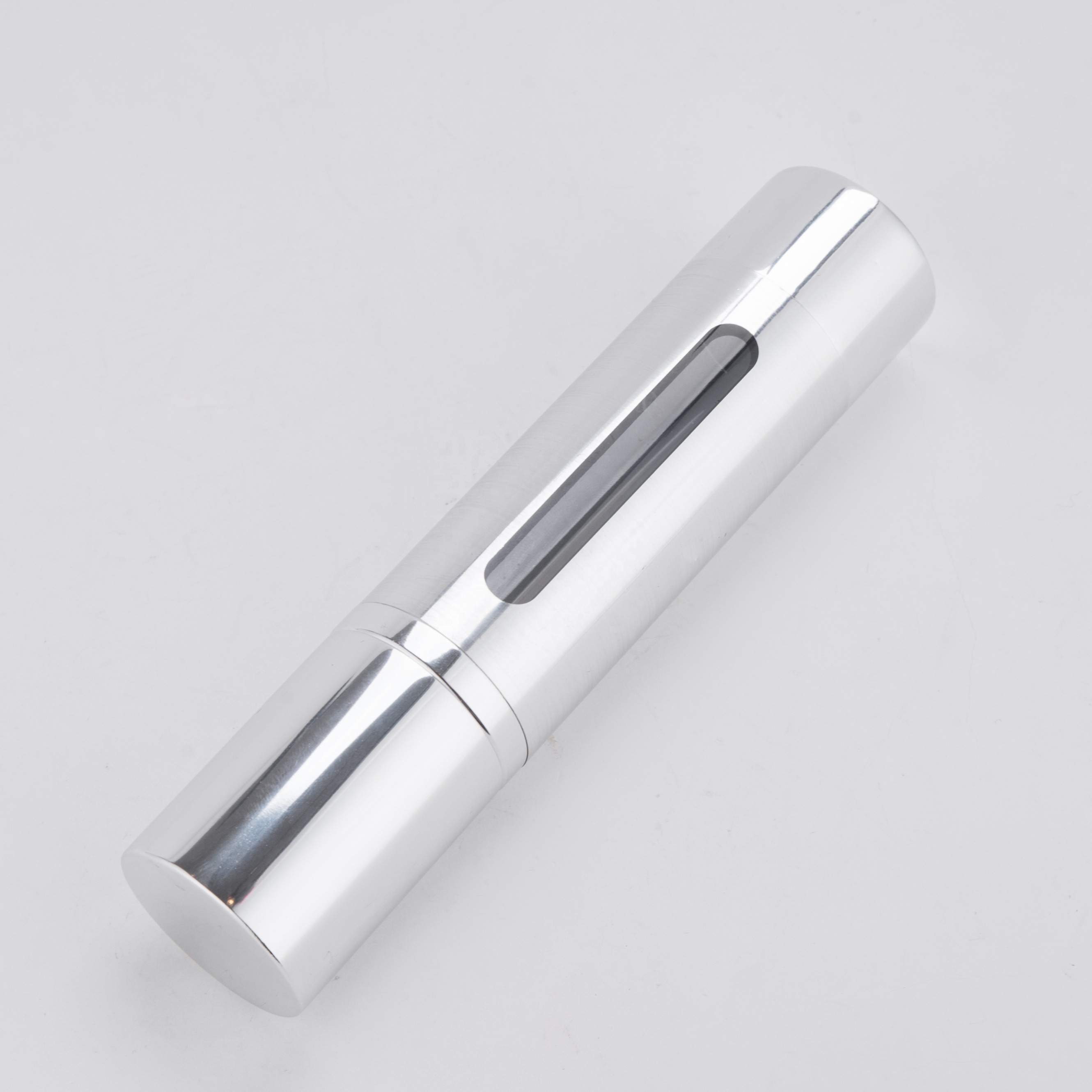 10ml 15ml 20ml 30ml 50ml 80ml 100ml 120ml Cylinder Silver Aluminum Cosmetic Pump Bottle