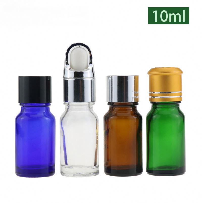10ml 15ml 20ml 30ml 50mll 100ml Black Pink Blue Green Yellow Amber Glass Eliquid Essential Oil Bottle