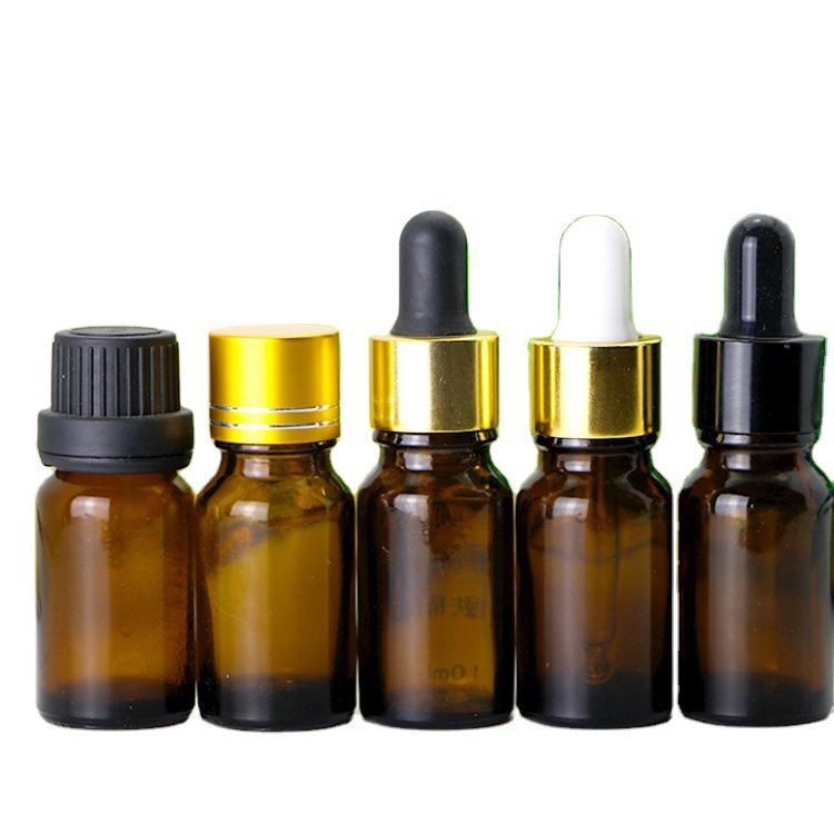 10ml 15ml 20ml 30ml 50mll 100ml Black Pink Blue Green Yellow Amber Glass Eliquid Essential Oil Bottle