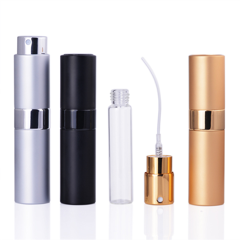 10ml 15ml 20ml 30ml Twist Atomizer Bottle Refill Spray Bottle 8ml Aluminum Perfume Bottle