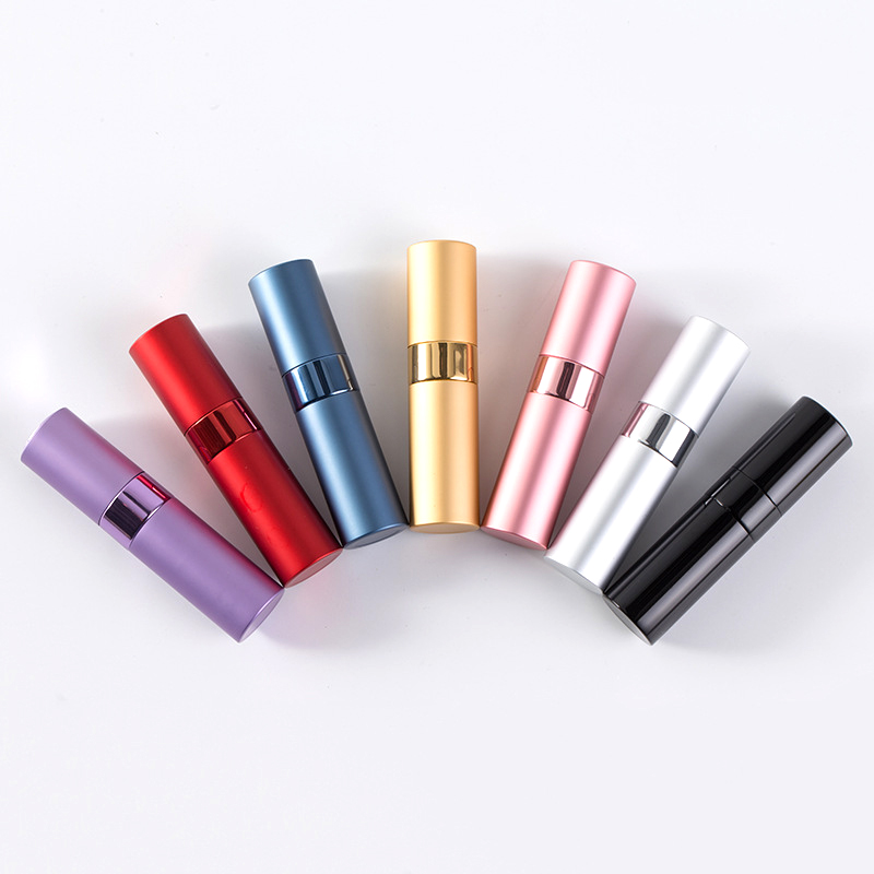 10ml 15ml 20ml 30ml Twist Atomizer Bottle Refill Spray Bottle 8ml Aluminum Perfume Bottle