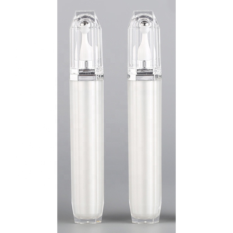 10ml 15ml 20ml Octagonal Empty Eye Cream Tube Acrylic Roller Bottles for Essential Oil