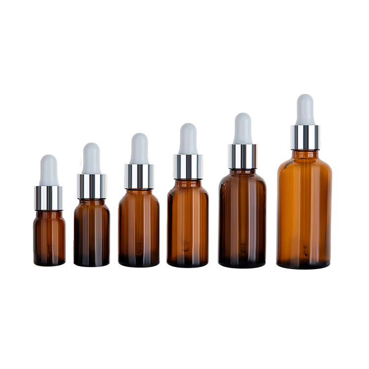 10ml 15ml 20ml White Glass 10ml Cosmetic Empty Green Amber Essential Oil Bottles 30ml 50ml 100ml Dropper Bottle With Packaging