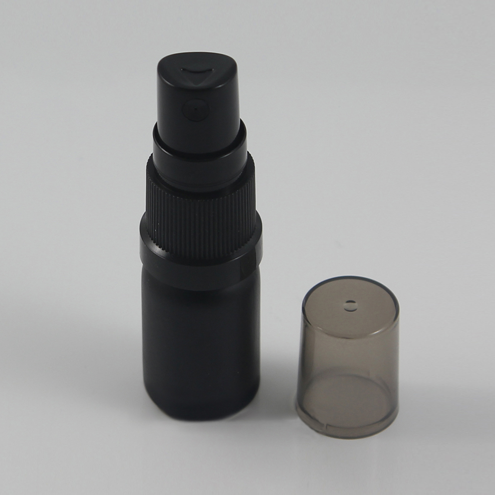 10ml 15ml 20ml cosmetic bottle frosted matte black spray pump bottle 30ml 50ml 100ml perfume bottle