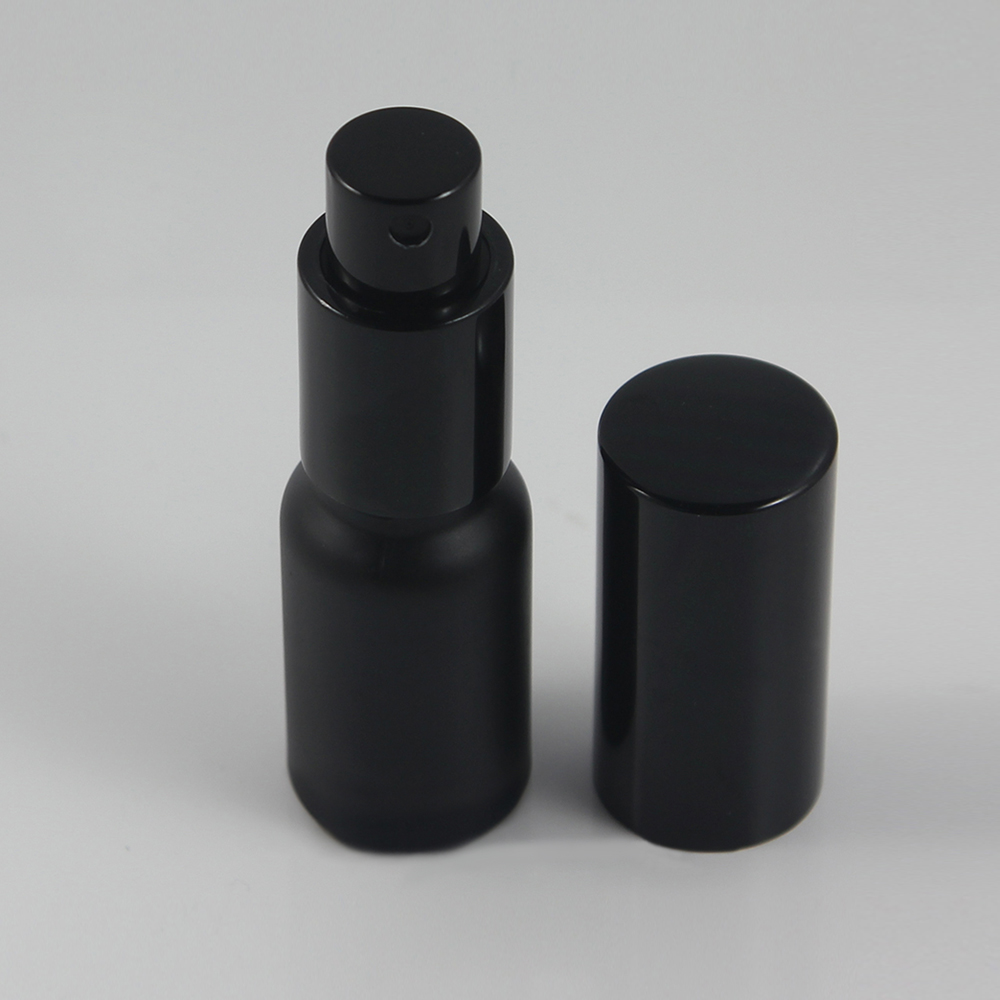 10ml 15ml 20ml cosmetic bottle frosted matte black spray pump bottle 30ml 50ml 100ml perfume bottle