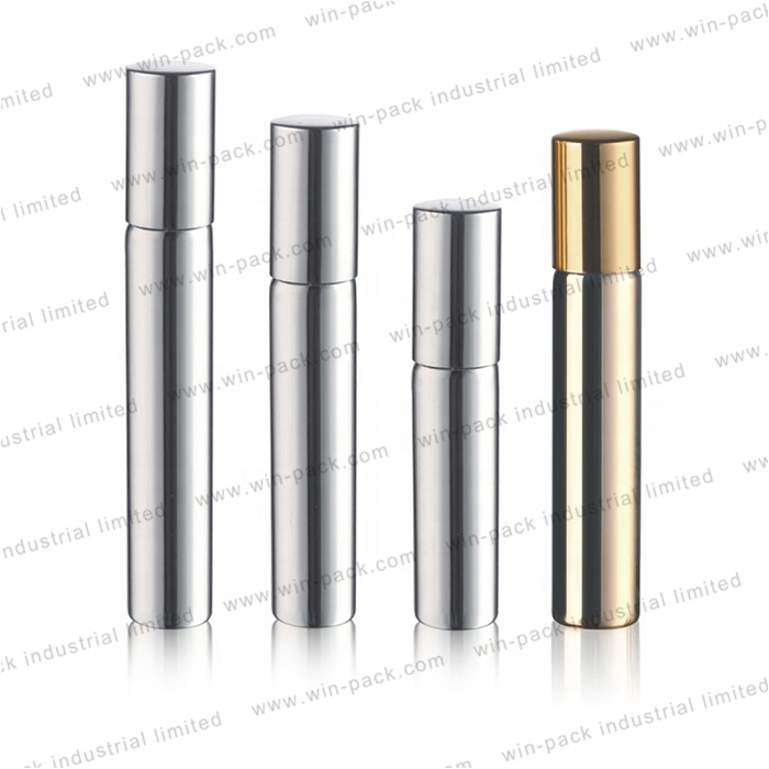 10ml 15ml 20ml new gold color aluminium perfume spray bottle for cosmetic