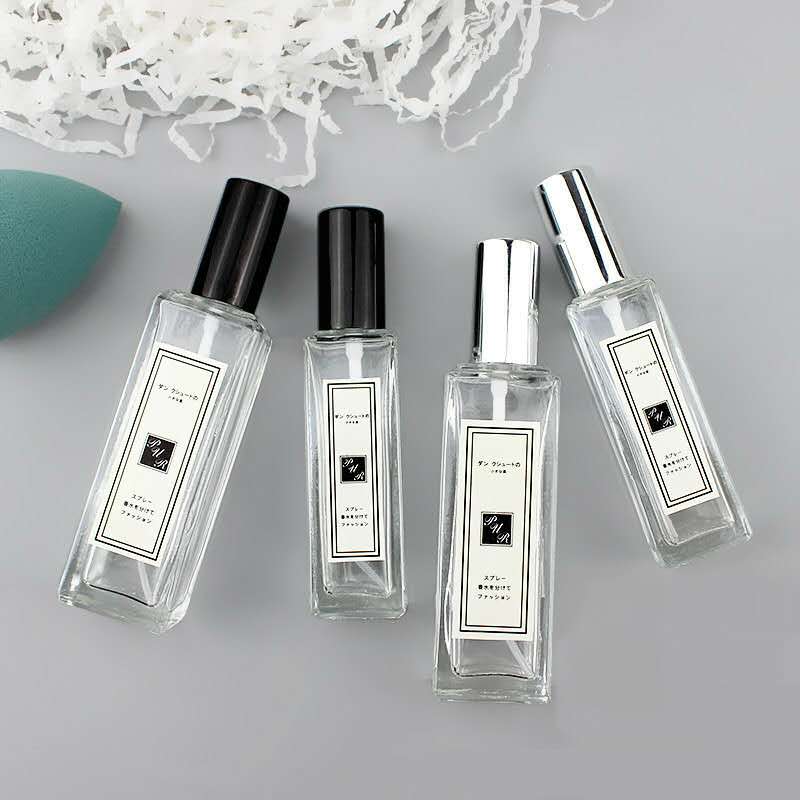 10ml 15ml 30ml 1oz flat square glass clear perfume spray bottles victoria secret perfume essential oil square glass bottles