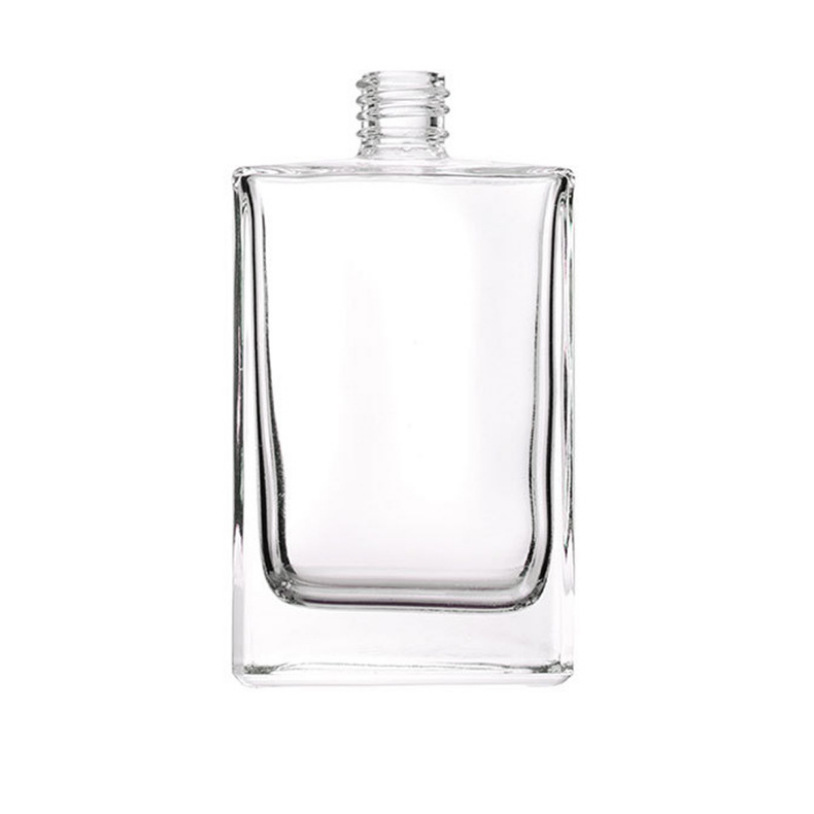 10ml 15ml 30ml 50ml 100ml 150ml Square glass perfume bottle Aluminum spray nozzle spray bottle