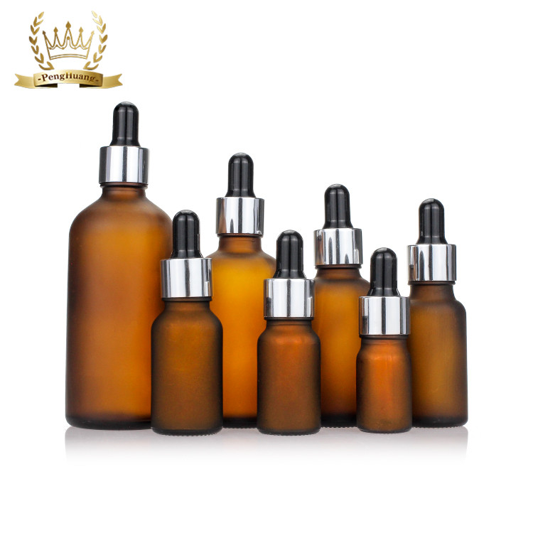 10ml 15ml 30ml 50ml 100ml Colored Skin Care Packaging Glass Bottle Amber Glass Essential Oil Dropper Bottles OEM Factory