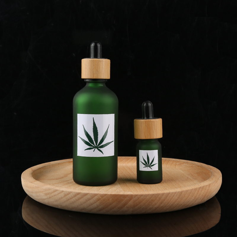 10ml 15ml 30ml 50ml 100ml Cosmetic packing bamboo essential oil bottles dropper bottle