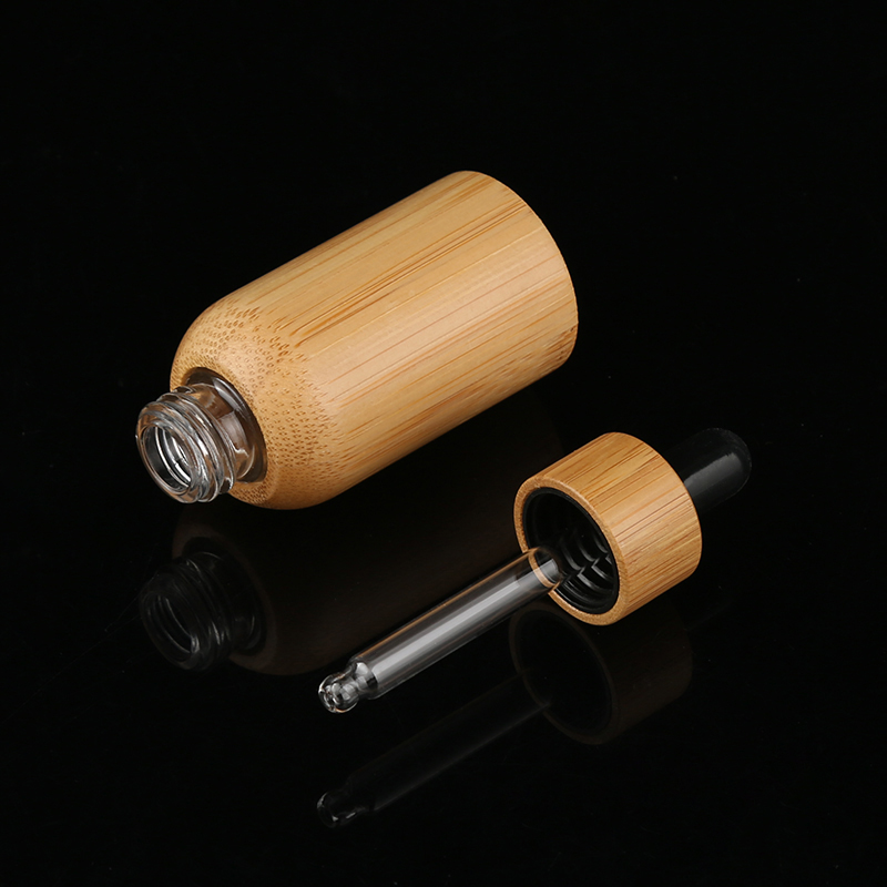 10ml 15ml 30ml 50ml 100ml Essential Oil Dropper Bottle Natural Luxury Bamboo Oil Bottle
