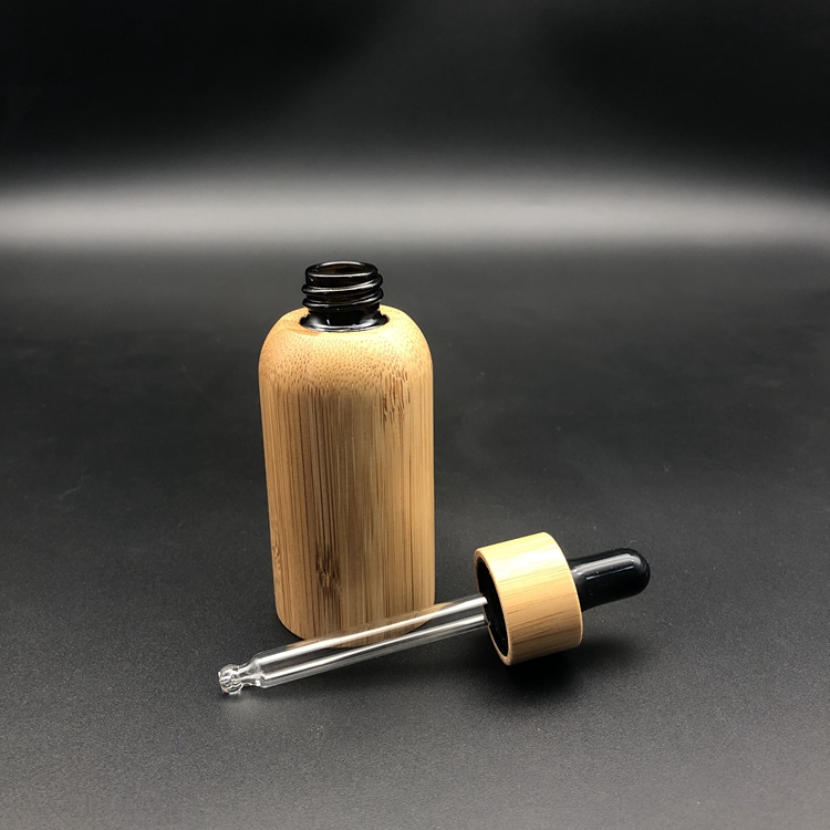 10ml 15ml 30ml 50ml 100ml Essential Oil Dropper Bottle Natural Luxury Bamboo Oil Bottle